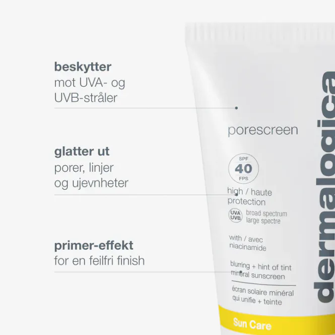 Hovedbilde Porescreen spf40 30ml